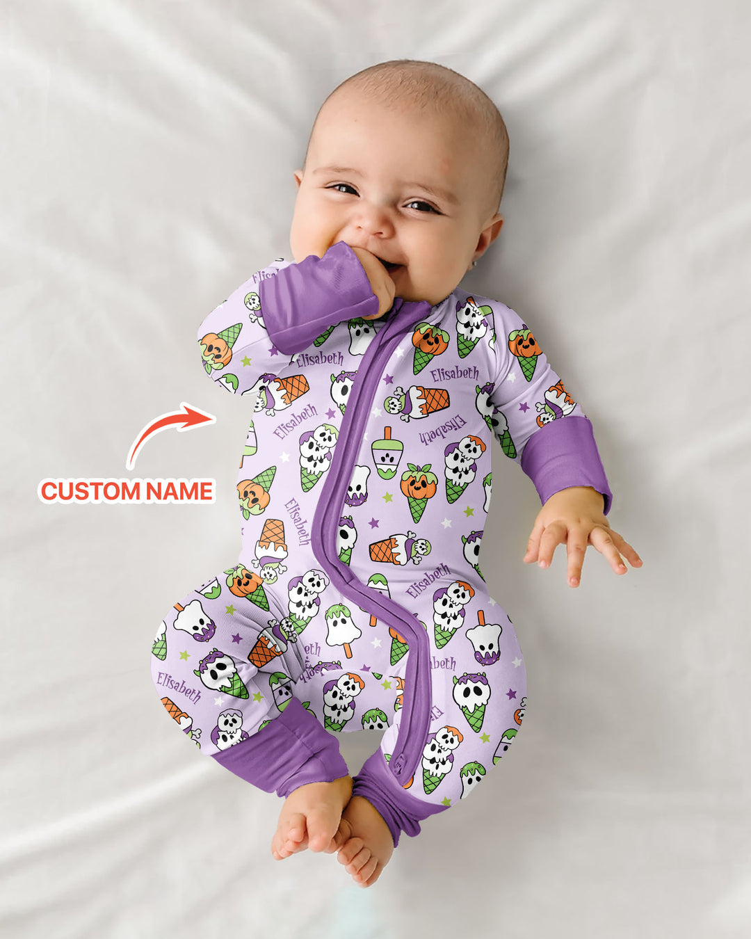 Summerween Ice cream Bamboo Convertible Zippy