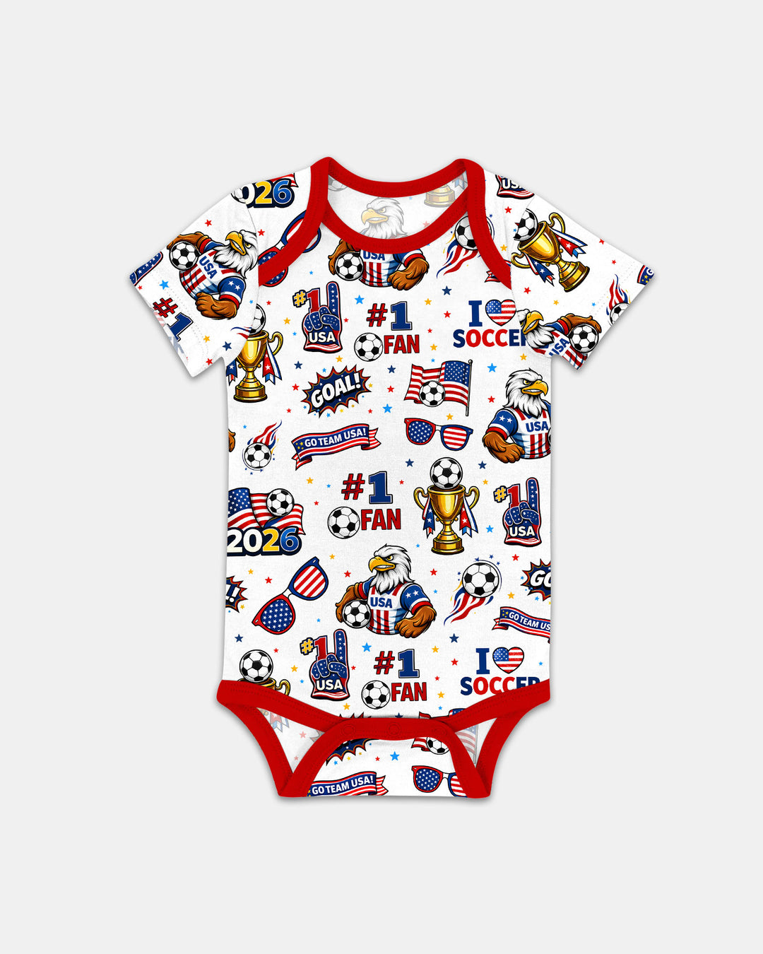 USA Soccer 2026 Party Bamboo Bodysuit