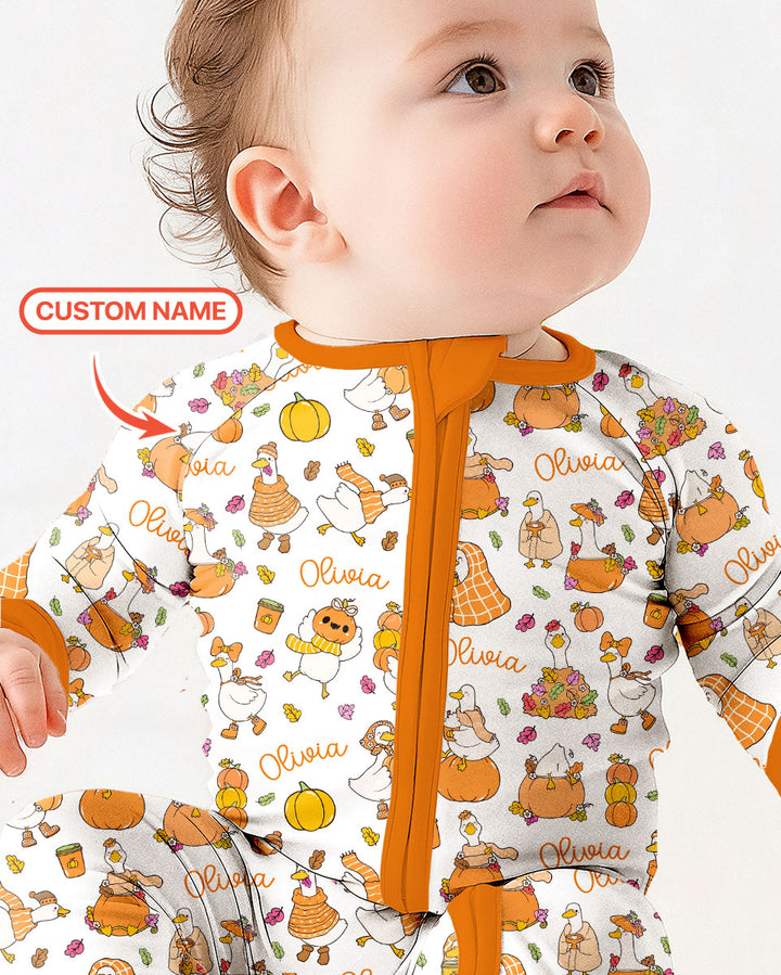 Fall Silly Goose Bamboo Convertible Zippy