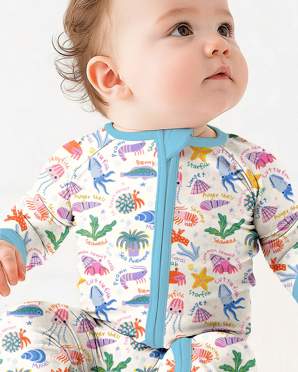 Tide Pool Pals Bamboo Convertible Zippy