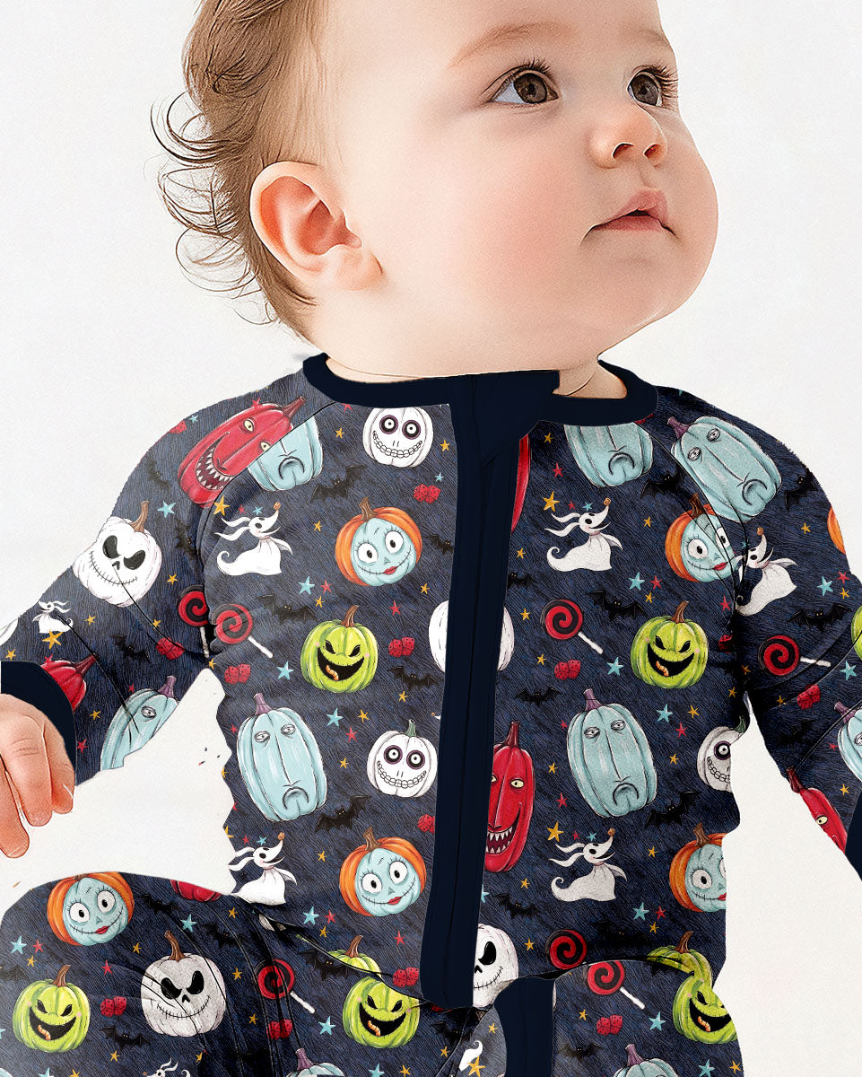 Nightmare Pumpkin Bamboo Convertible Zippy