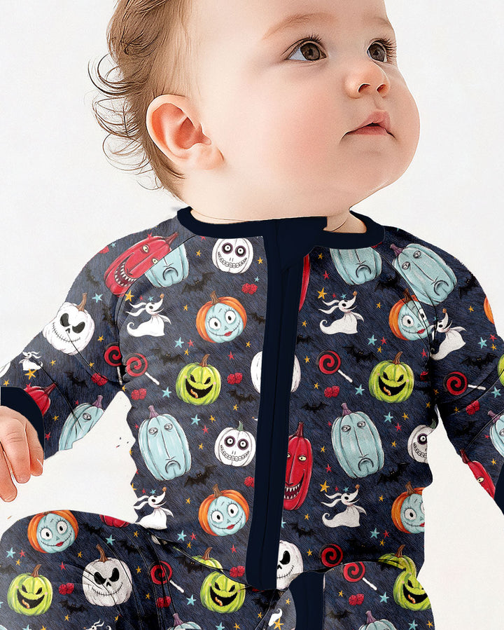 Nightmare Pumpkin Bamboo Convertible Zippy