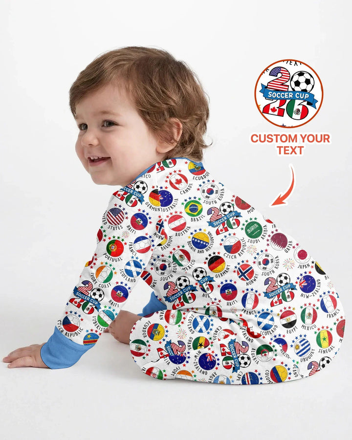 The World Plays Here 2026 Soccer Tour Bamboo Convertible Zippy