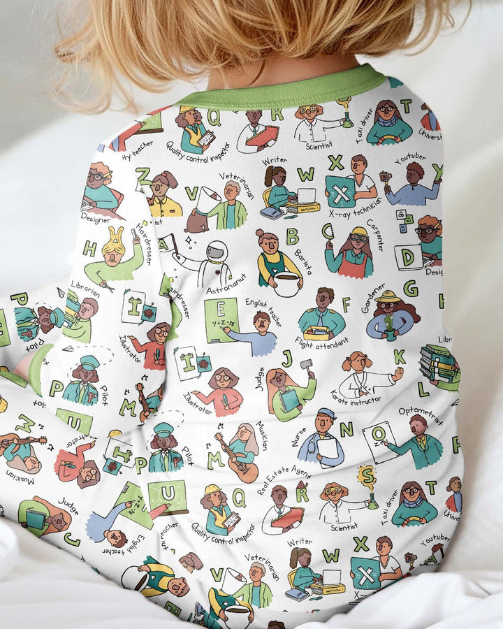 Jobs Alphabet Bamboo Convertible Zippy