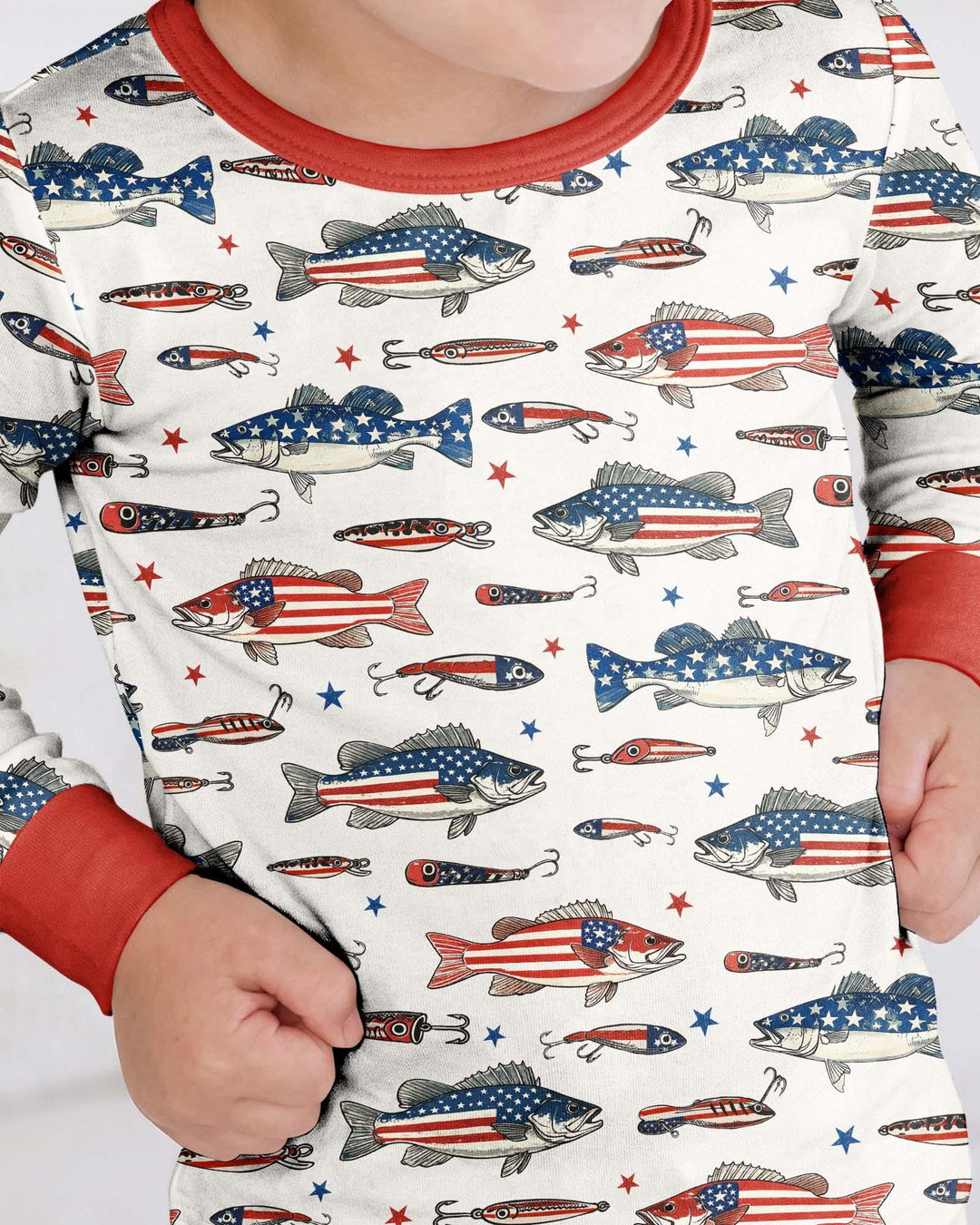 Hooked On Freedom Bamboo Two Piece Long Sleeve Pajama Set