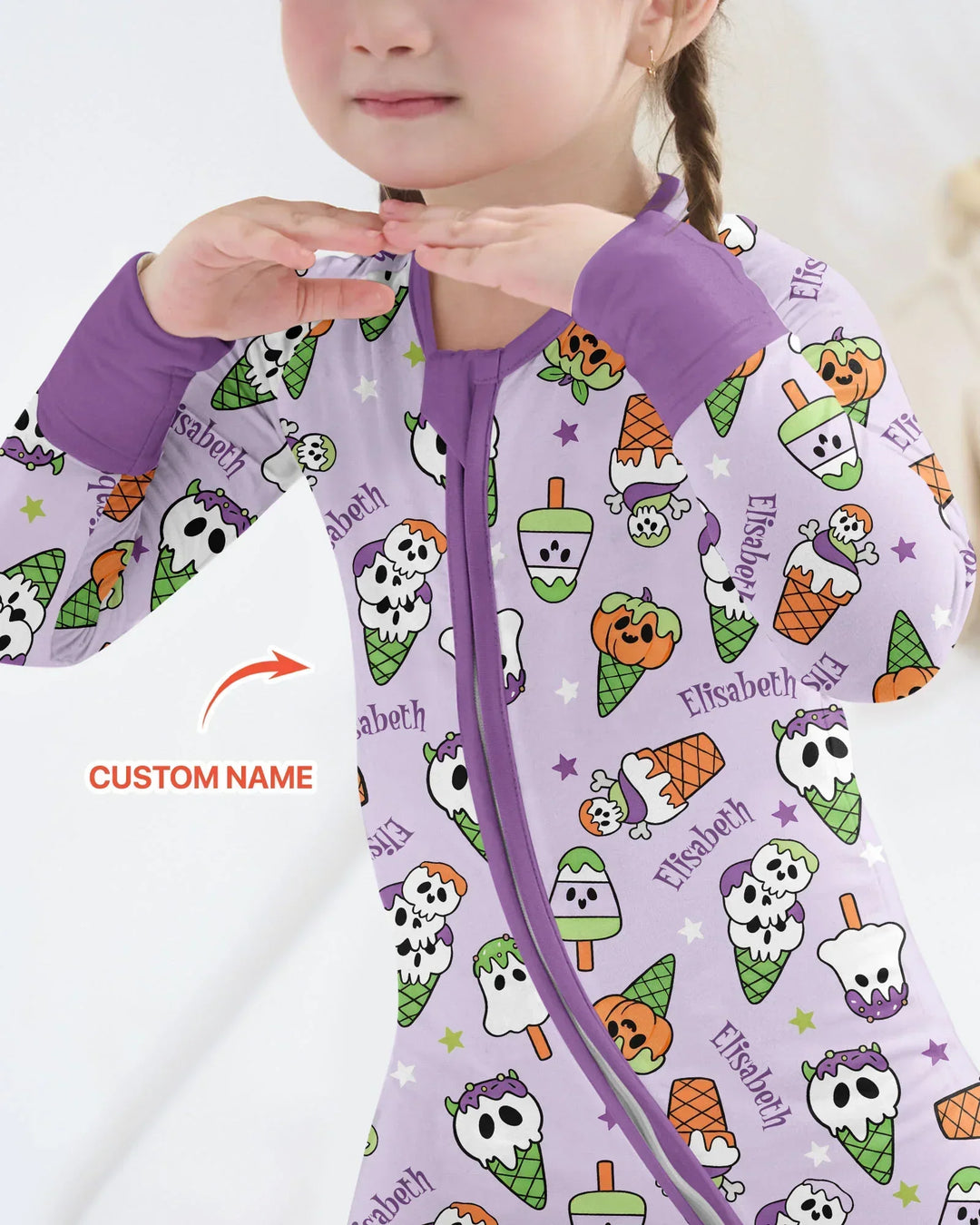 Summerween Ice cream Bamboo Convertible Zippy