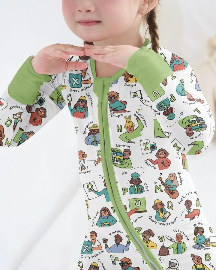 Jobs Alphabet Bamboo Convertible Zippy