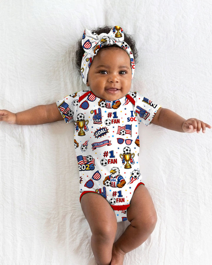 USA Soccer 2026 Party Bamboo Bodysuit