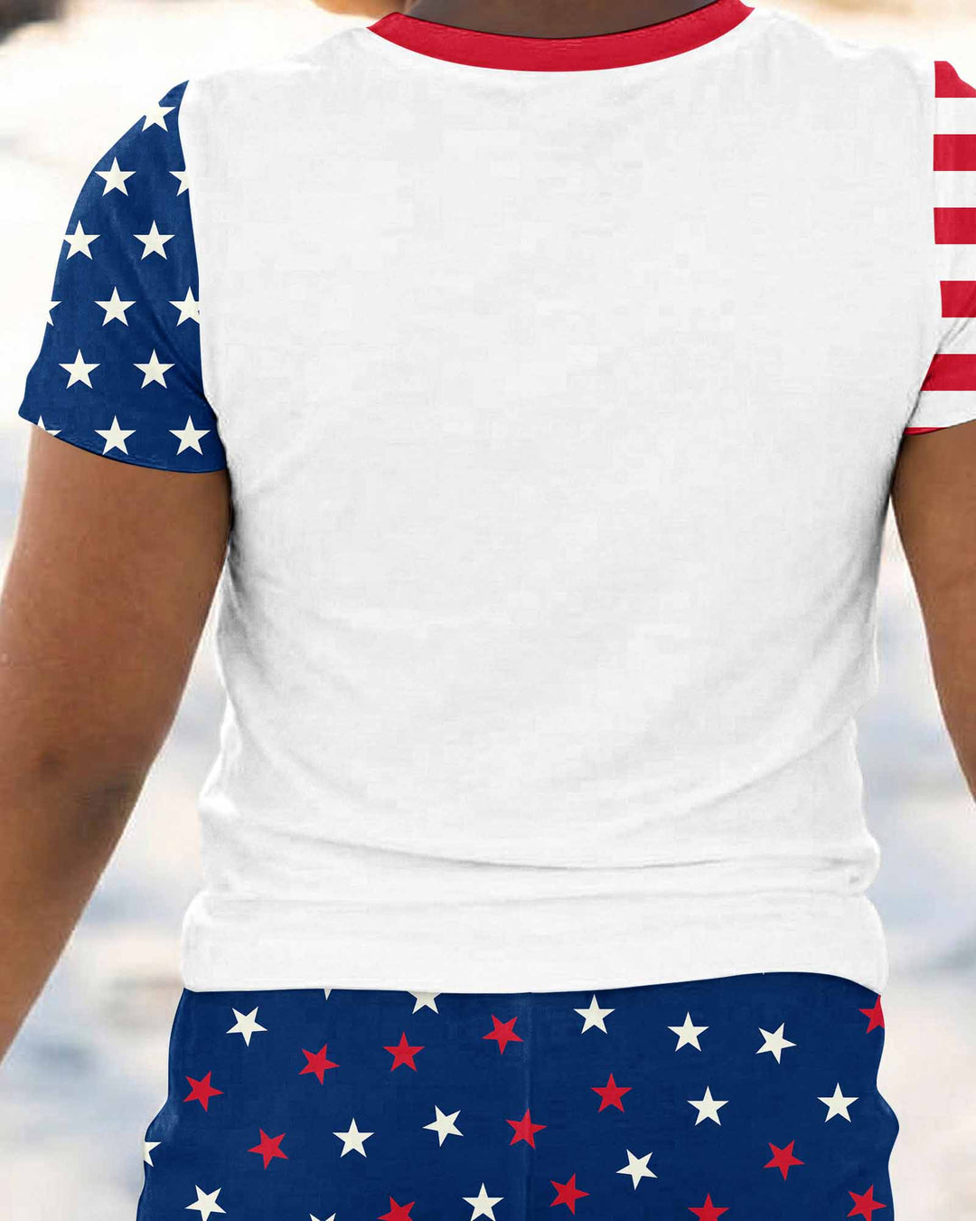 USA Soccer Cup Bamboo Two Piece Short Sleeve Pajama Set