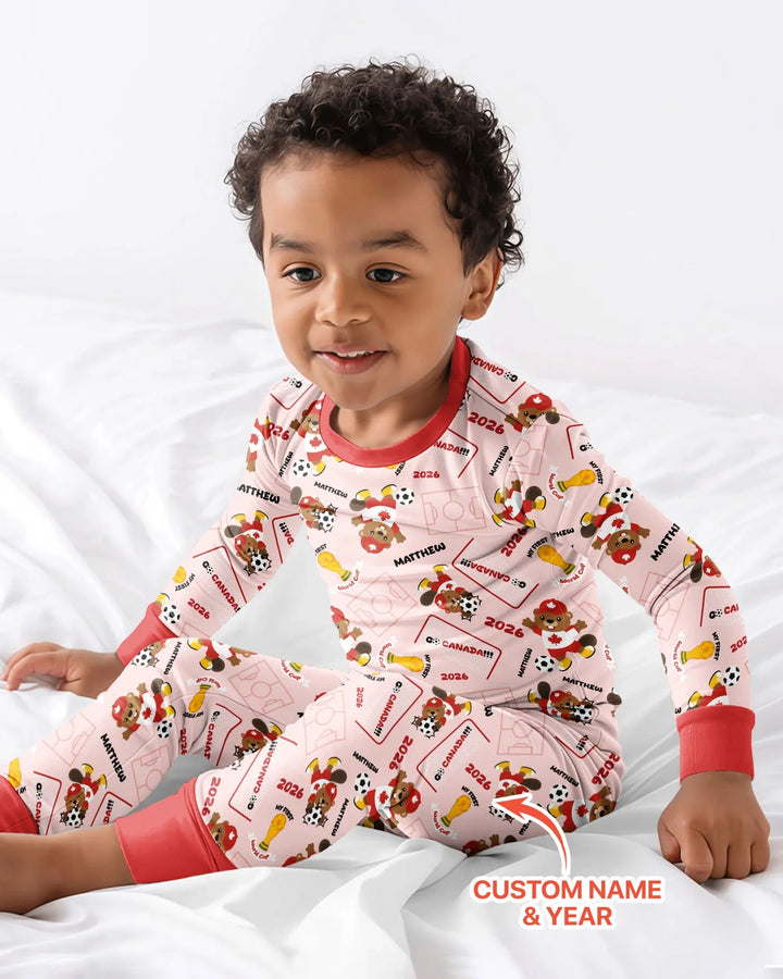 My First World Cup Bamboo Two Piece Long Sleeve Pajama Set