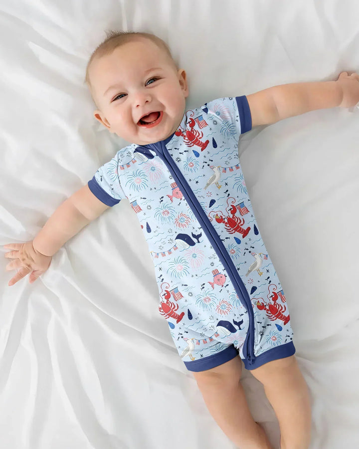 250 Summers Strong Matching Family Bamboo Shorty Zippy