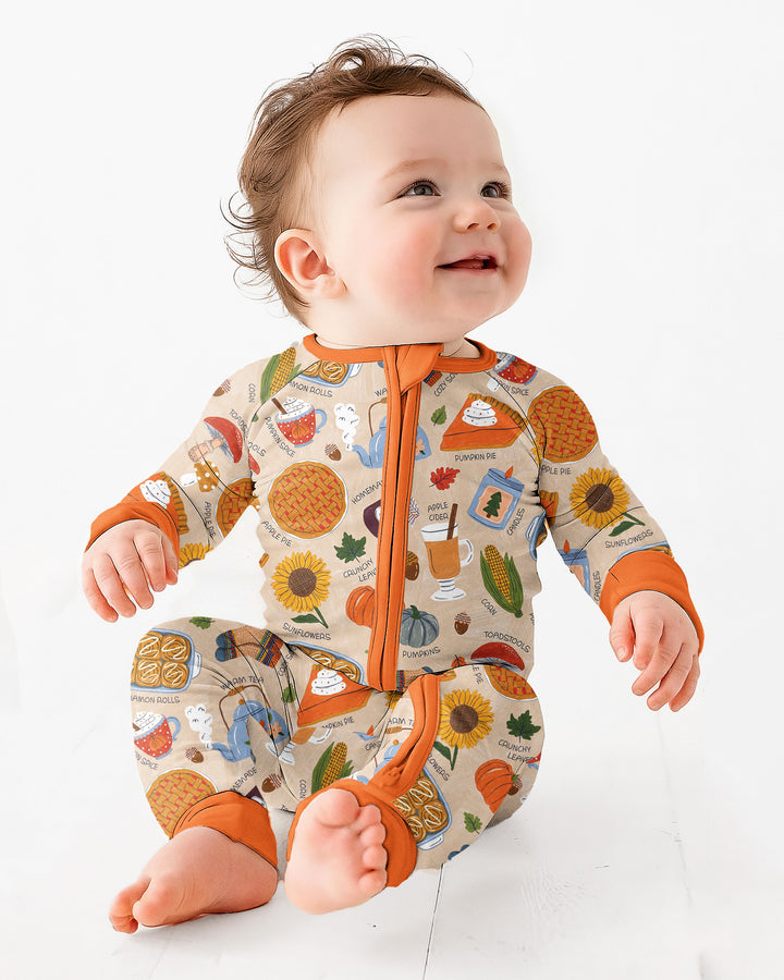 Cozy Season Mommy & Me Matching Bamboo Convertible Zippy