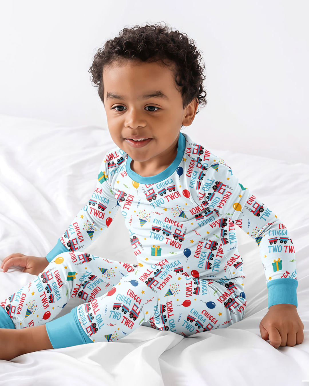 Chugga Chugga Two Bamboo Two Piece Long Sleeve Pajama Set