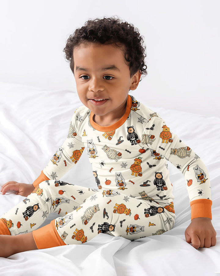Template Bamboo Two Piece Long Sleeve Pyjamas Set