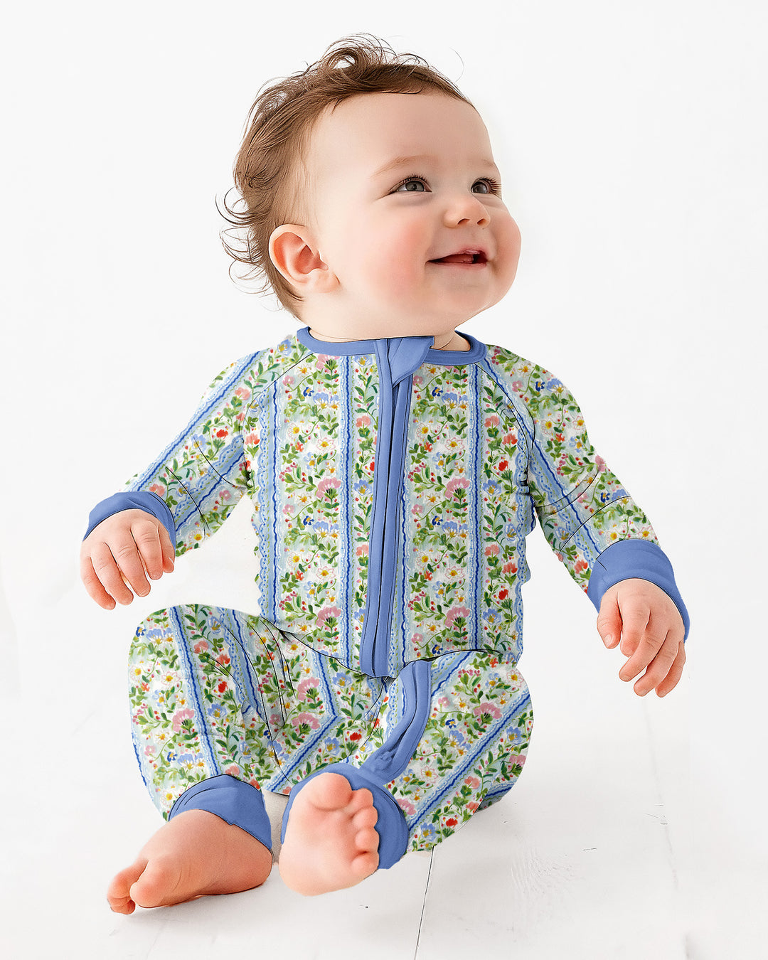 Paste Floral Girl Bamboo Convertible Zippy