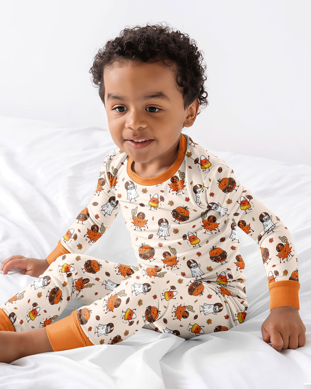 Template Bamboo Two Piece Long Sleeve Pyjamas Set
