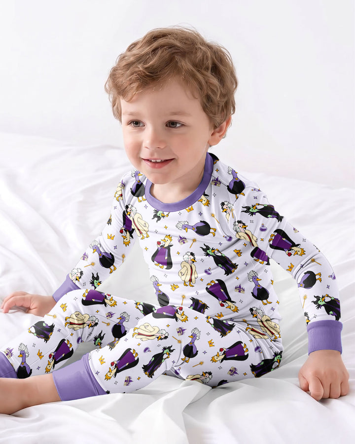 Evil Goose Bamboo Two Piece Long Sleeve Pajama Set