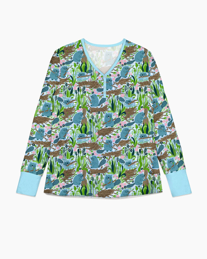 Little Dam Builders Bamboo Women Pajama Set
