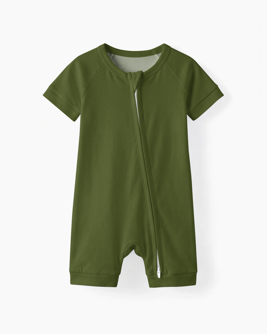 Solid Color Bamboo Shorty Zippy
