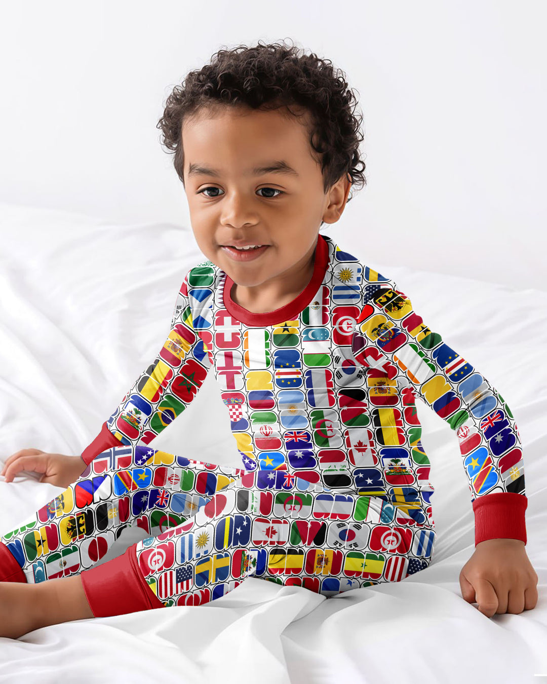 We Are 26 Family Matching Bamboo Two Piece Long Sleeve Pajama Set