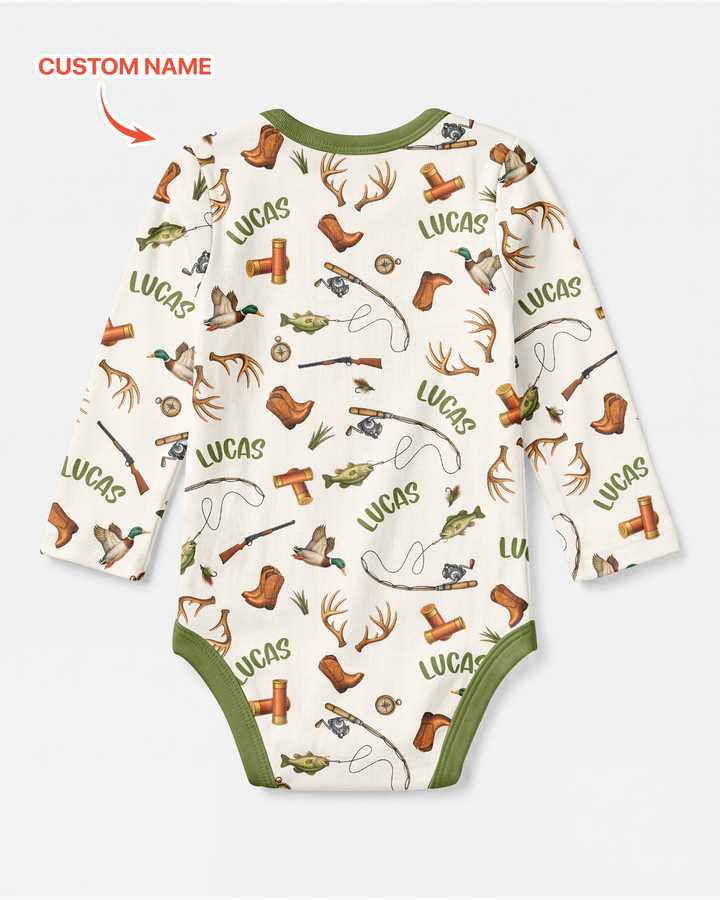 So God Made A Southern Boy Custom Name Bamboo Bodysuit