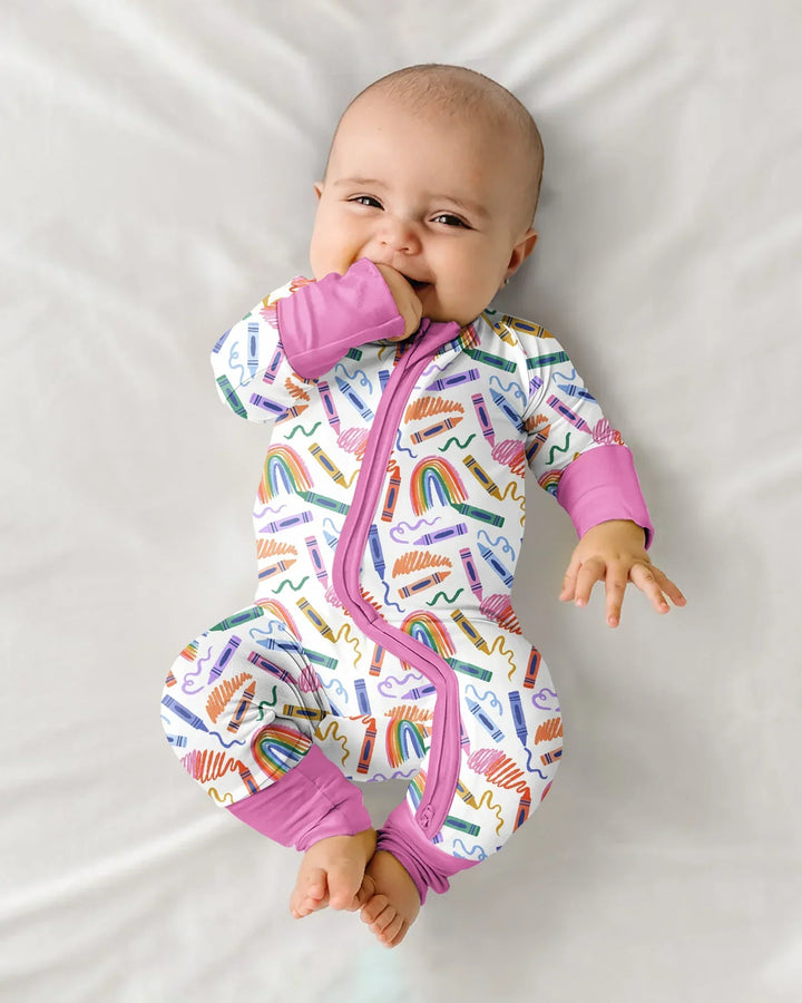 Crayon Chaos  Bamboo Convertible Zippy