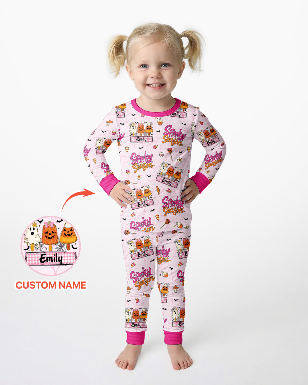My Halloween 2026 Bamboo Two Piece Long Sleeve Pajama Set