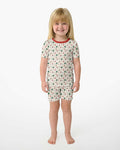 Template Bamboo Two Piece Short Sleeve Shorts Pyjamas Set
