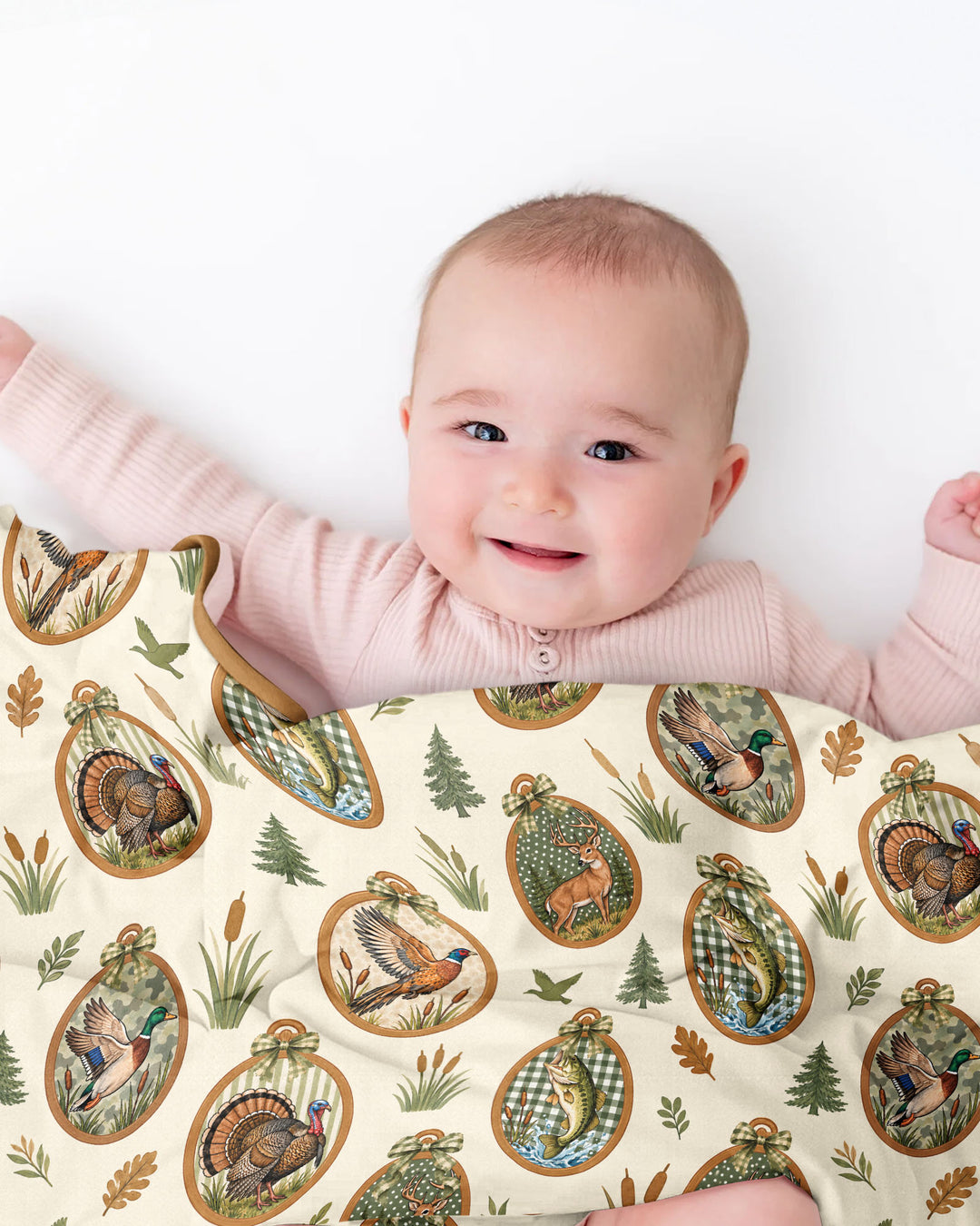 Hunting Season Family Matching Bamboo Blanket