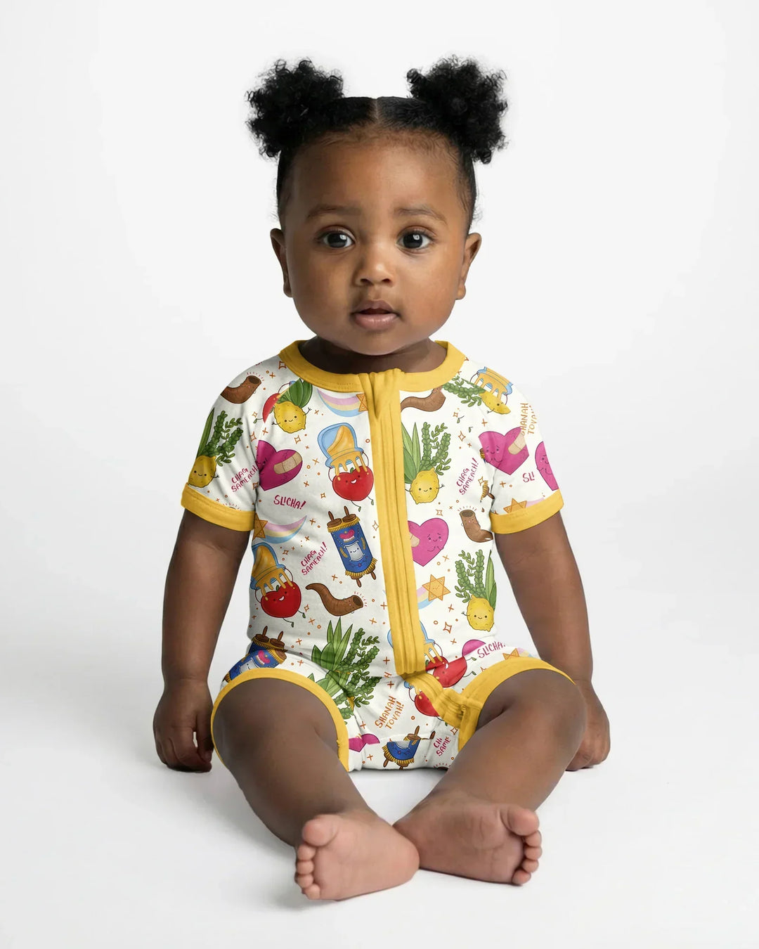 Jewish High Holidays Bamboo Shorty Zippy