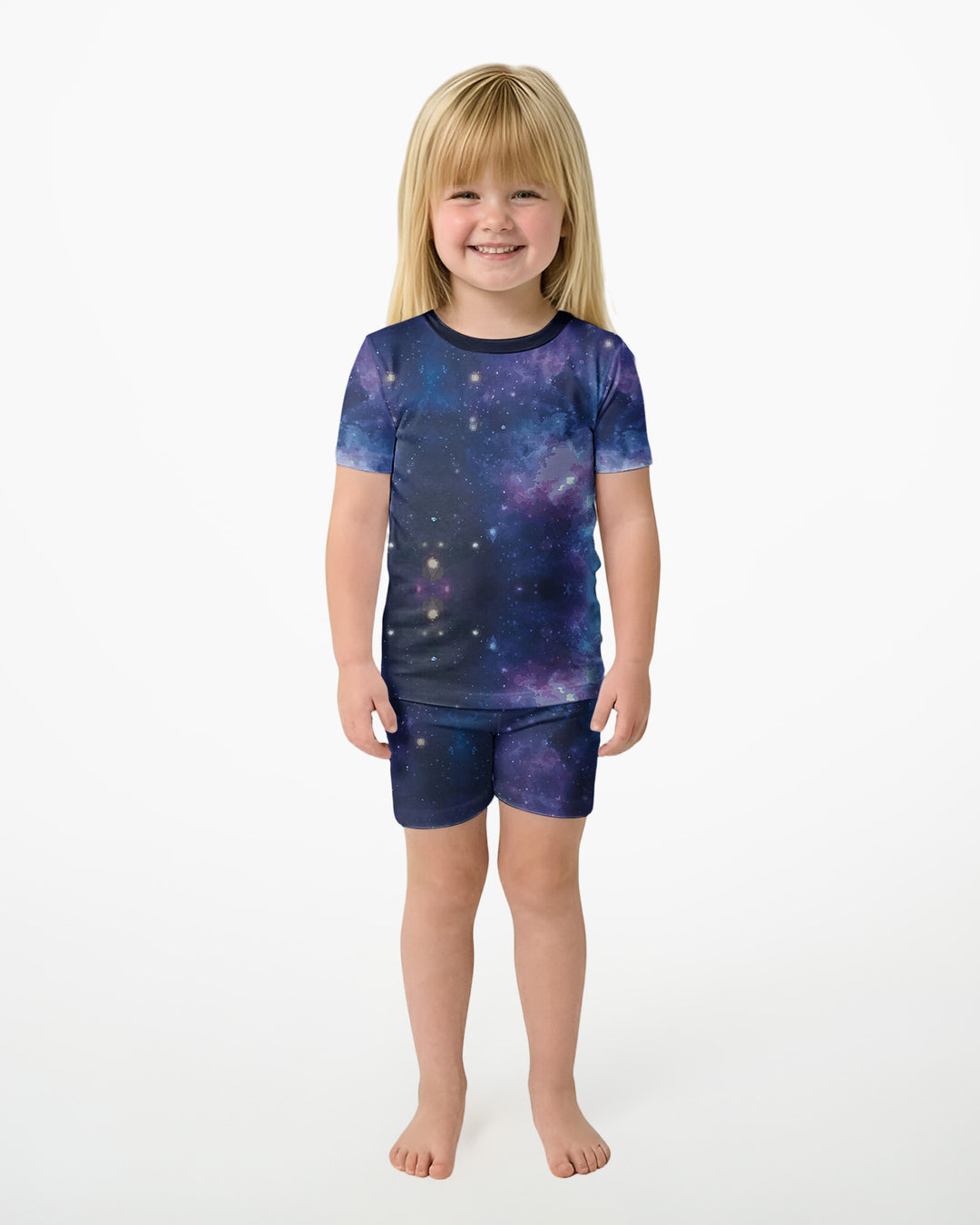 Nebula Bamboo Two-Piece Short Sleeve Shorts Pyjamas Set