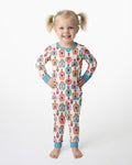 Retro Halloween Potions Bamboo Two Piece Long Sleeve Pajama Set