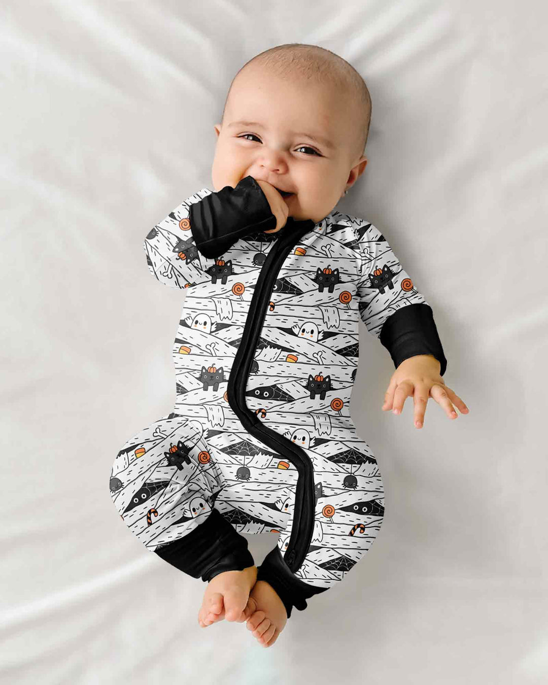 Halloween Mummy Monster Bamboo Convertible Zippy
