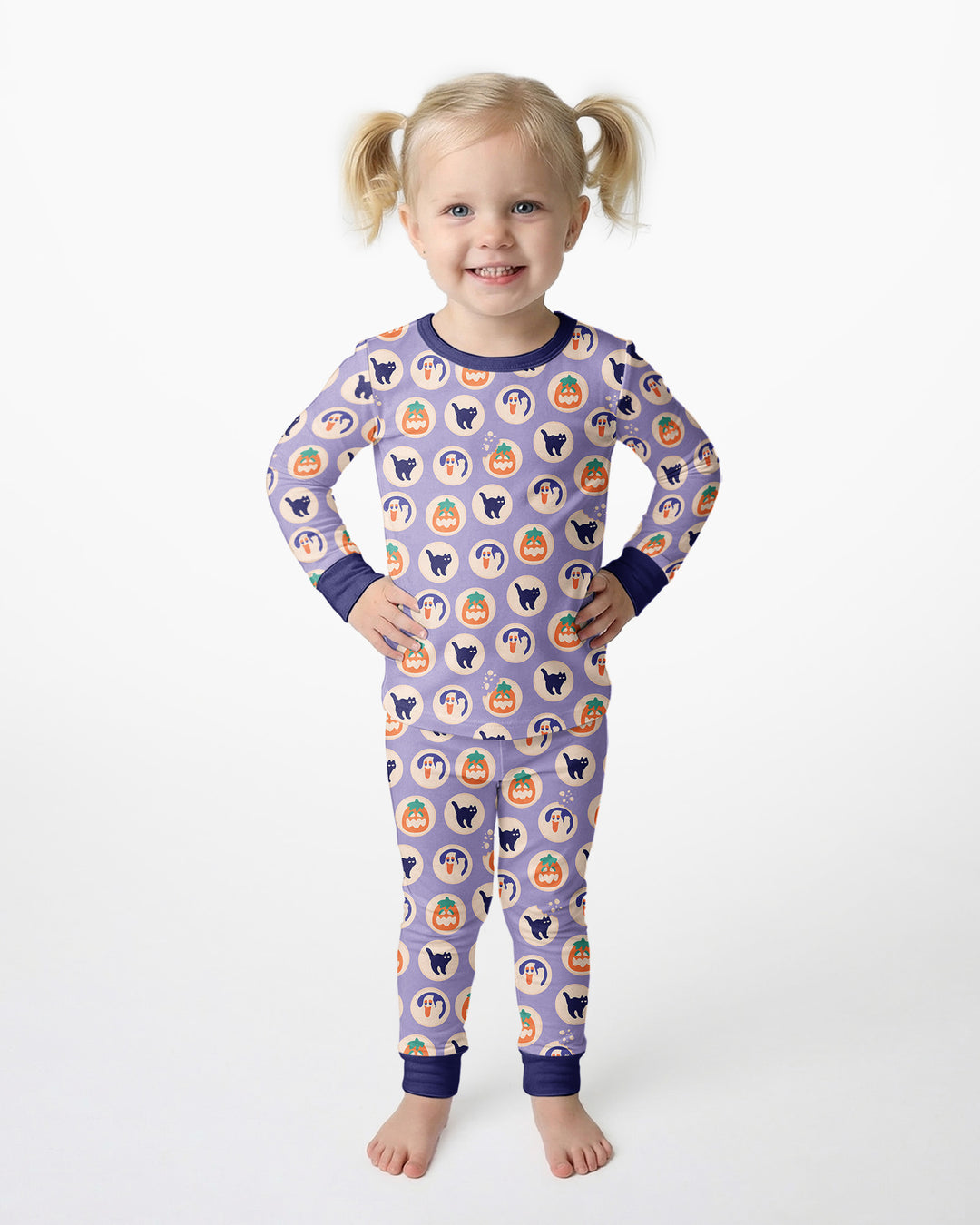 Template Bamboo Two Piece Long Sleeve Pyjamas Set