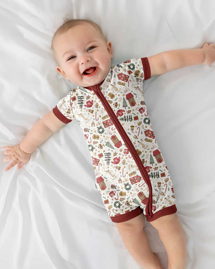 Magical Christmas Story Bamboo Shorty Zippy
