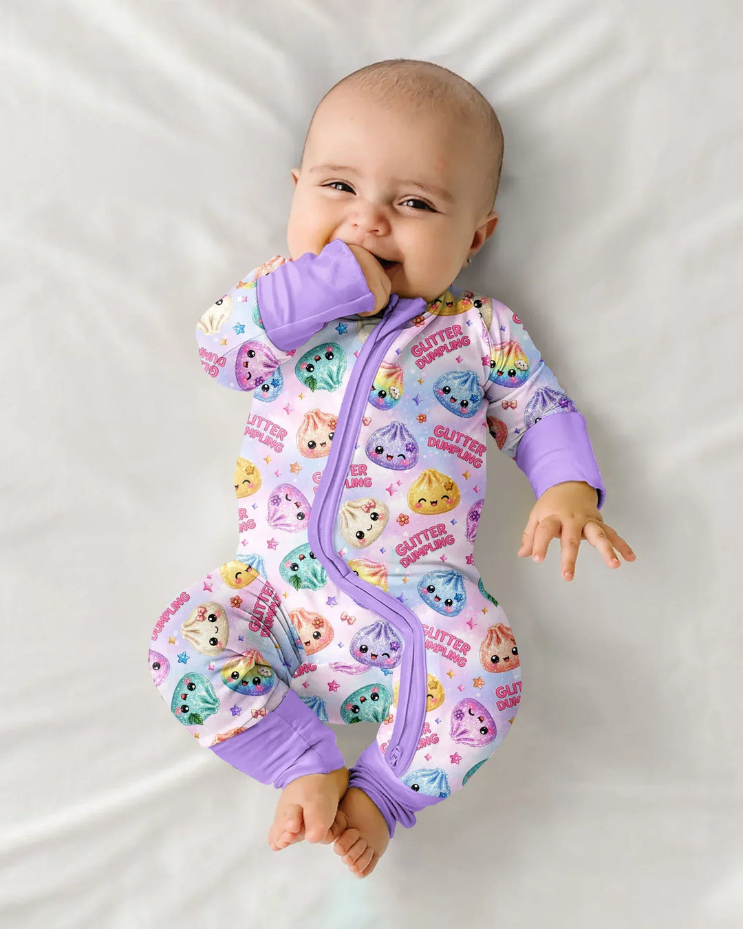 Glitter Dumpling Bamboo Convertible Zippy