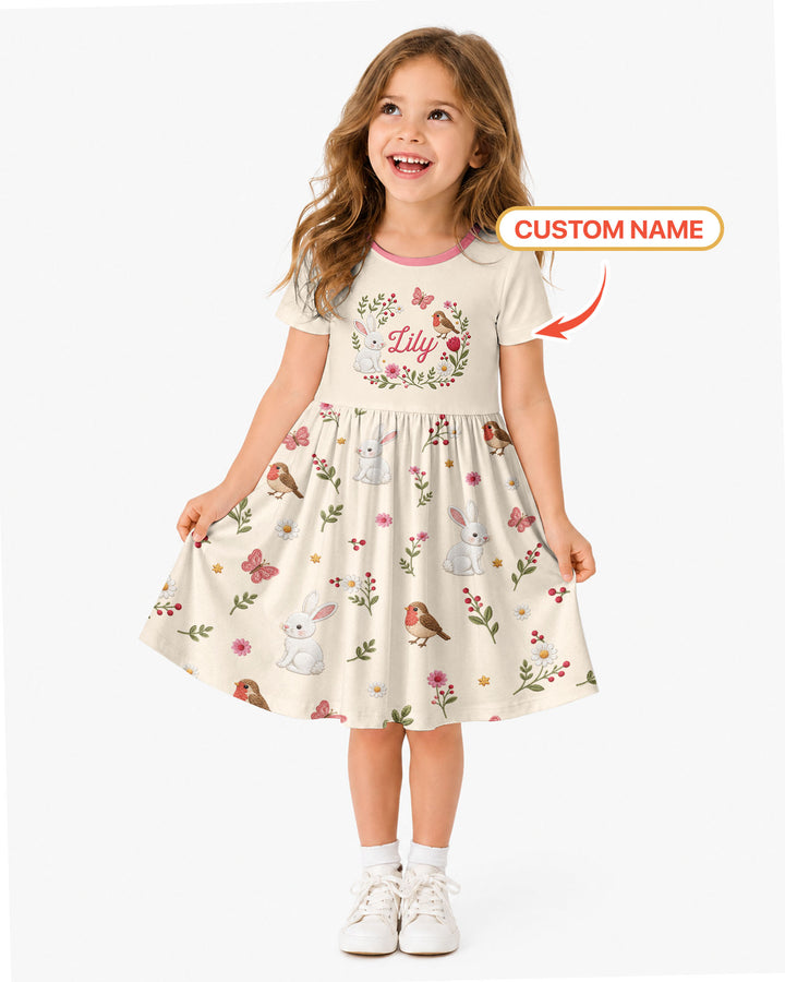 Garden Baby Bamboo Twirl Dress