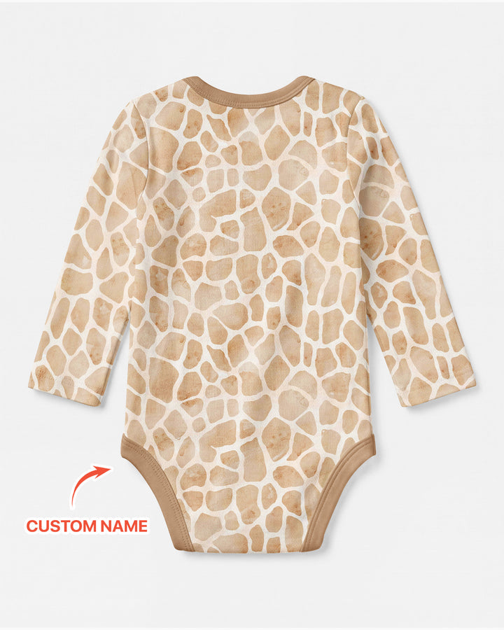 Personalized You Bet Giraffe I'm Cute Bamboo Bodysuit