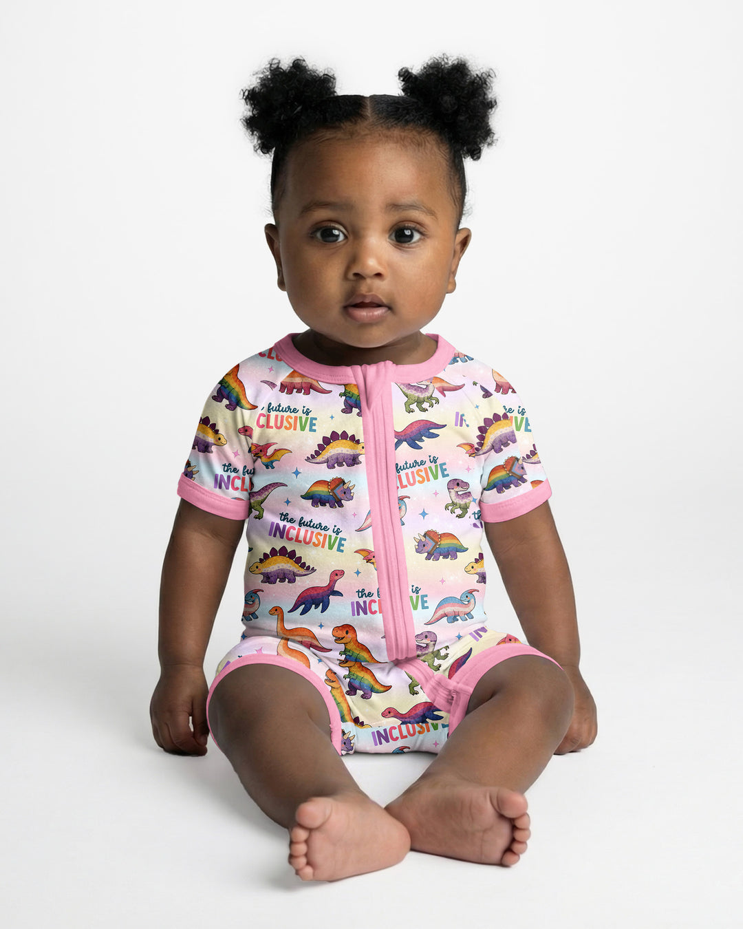 The Future is Inclusive Bamboo Shorty Zippy