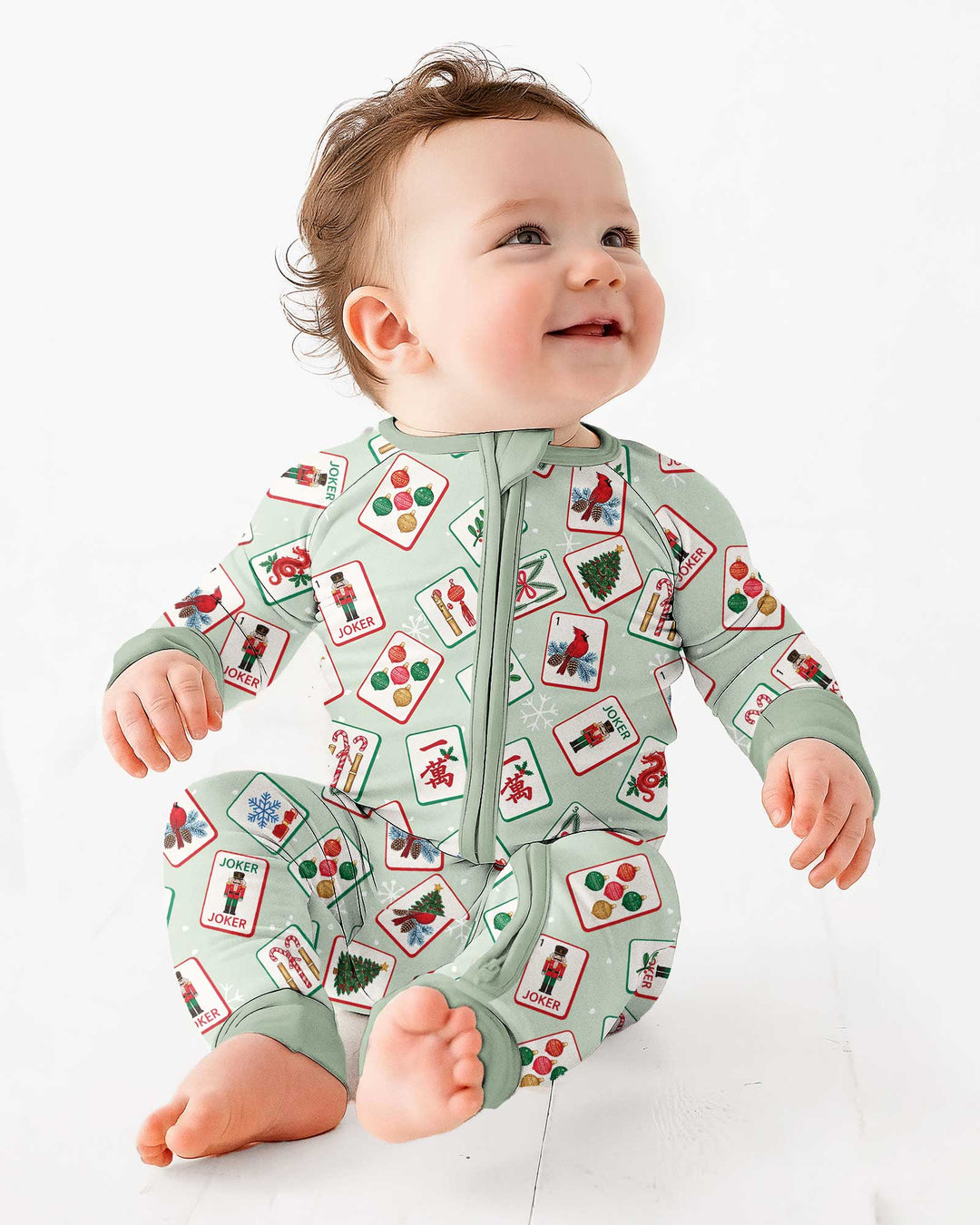 Christmas Mahjong  Bamboo Convertible Zippy