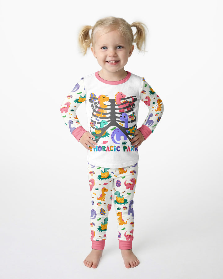Thoracic Park Bamboo Two Piece Long Sleeve Pajama Set