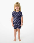 Very Peri Moths Bamboo Two Piece Short Sleeve Shorts Pajama Set