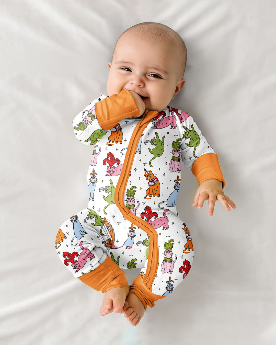 Whimsical Cats Bamboo Convertible Zippy