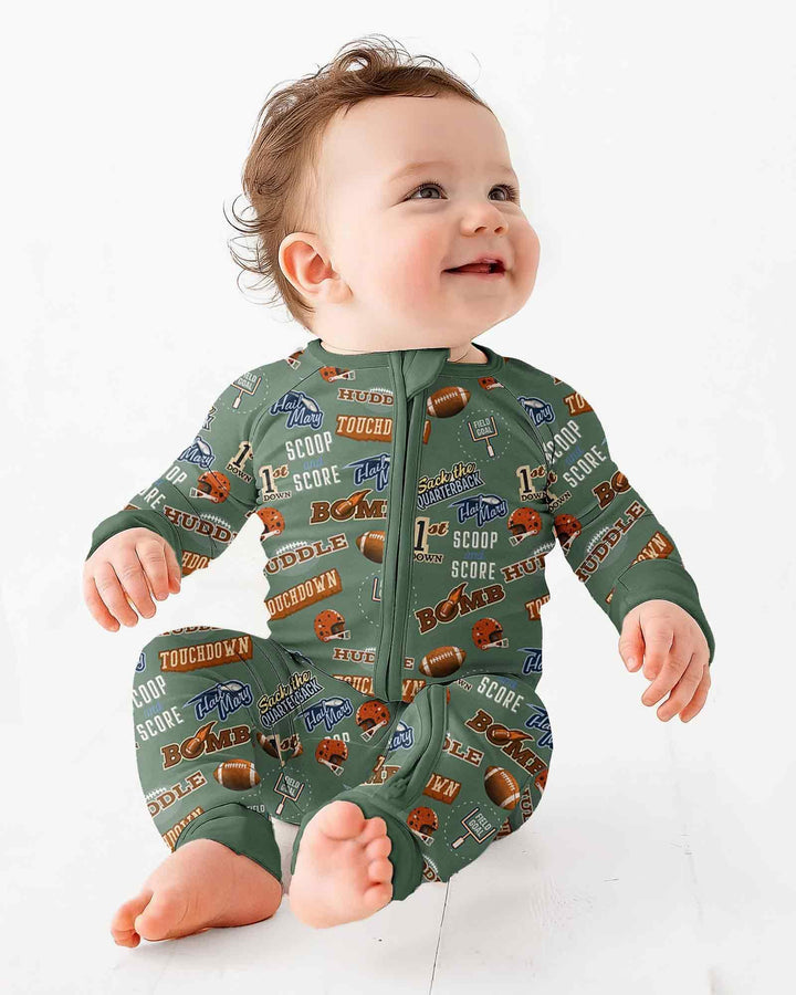 Football Lingo Bamboo Convertible Zippy