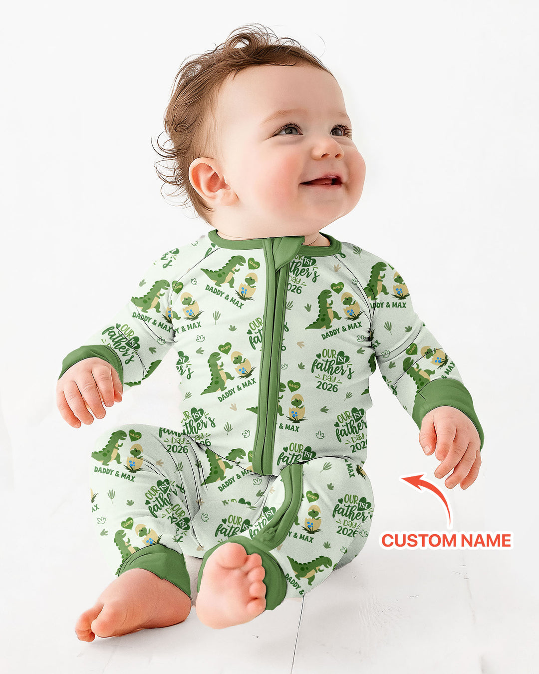 Custom Name Fathers Day 2026 Bamboo Convertible Zippy
