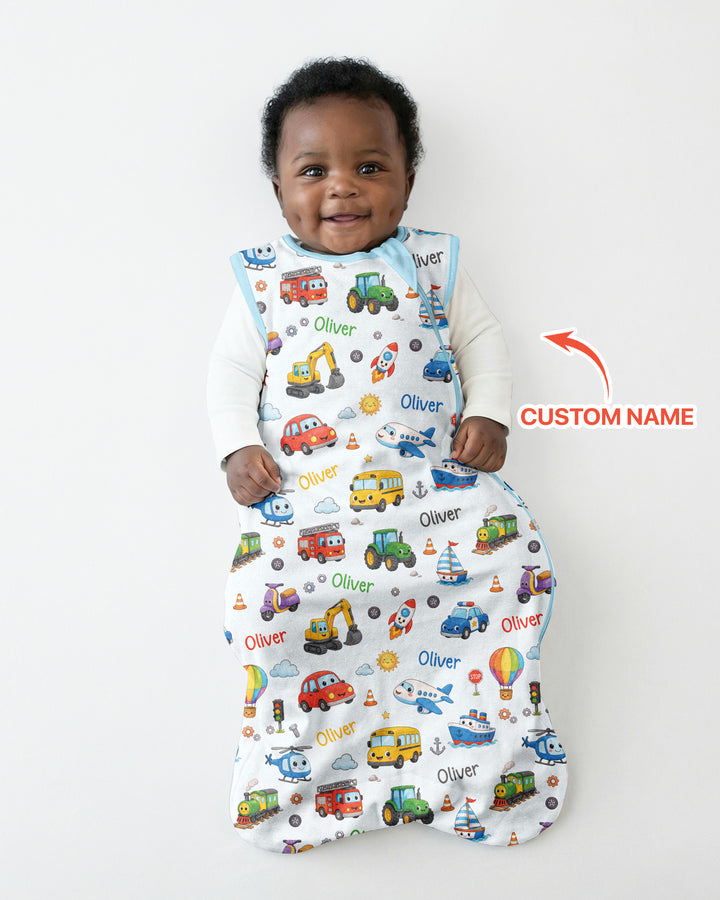 Custom Name Cute Transport Bamboo Sleep Bag