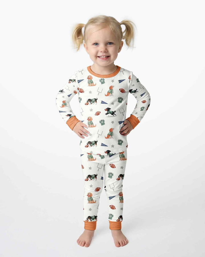 Template Bamboo Two Piece Long Sleeve Pyjamas Set