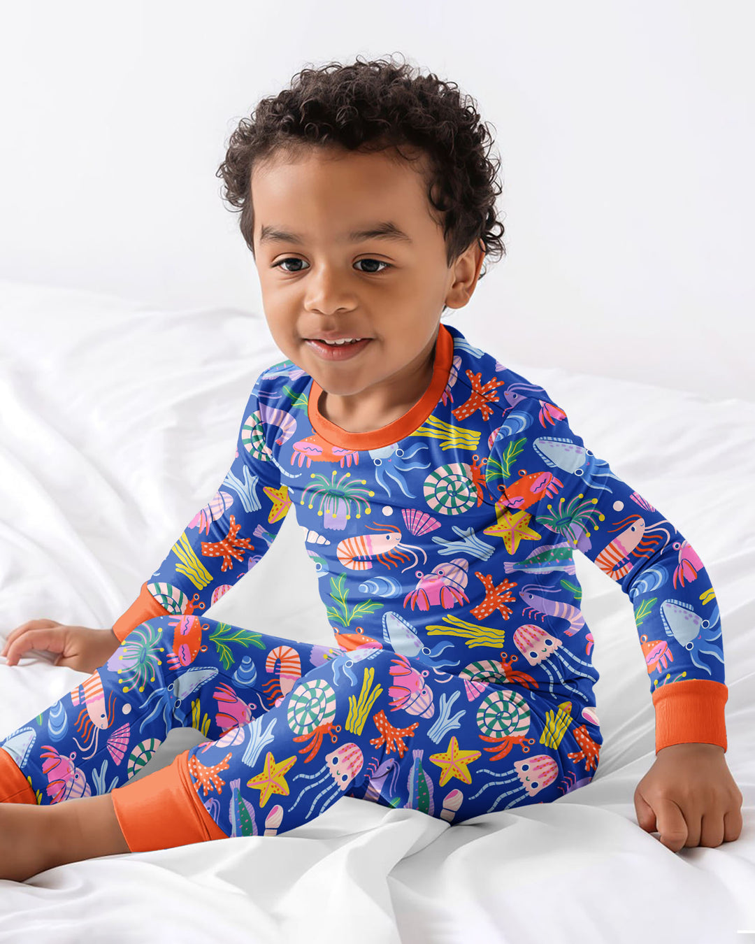 Under the Sea Bamboo Two Piece Long Sleeve Pyjamas Set