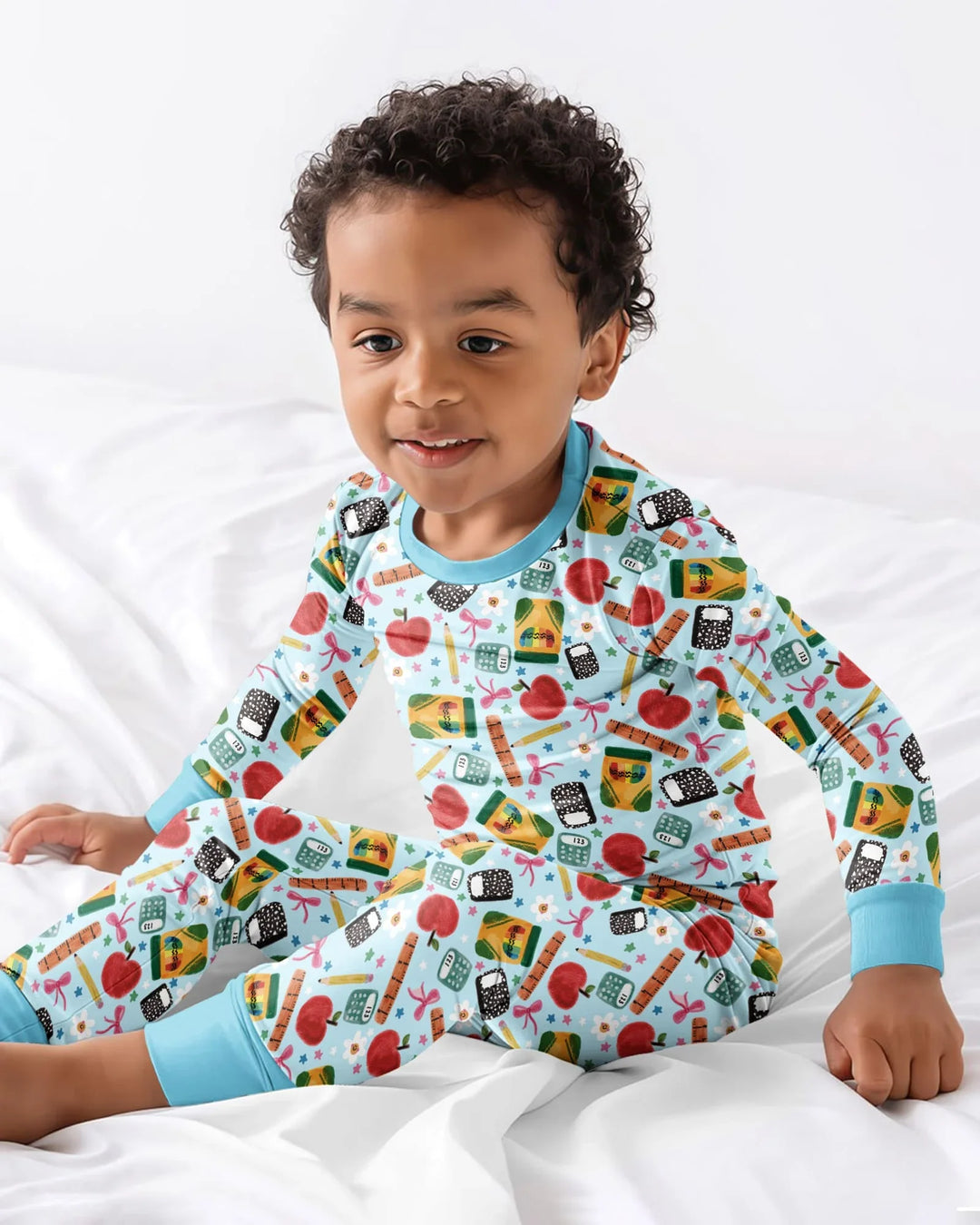 Little Learner Bamboo Two Piece Long Sleeve Pajama Set