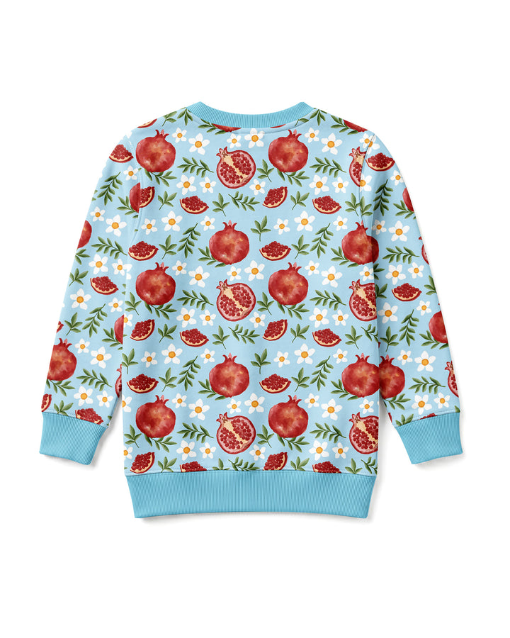Pomegranate Garden Joy Family Matching Bamboo Crewneck Sweatshirt